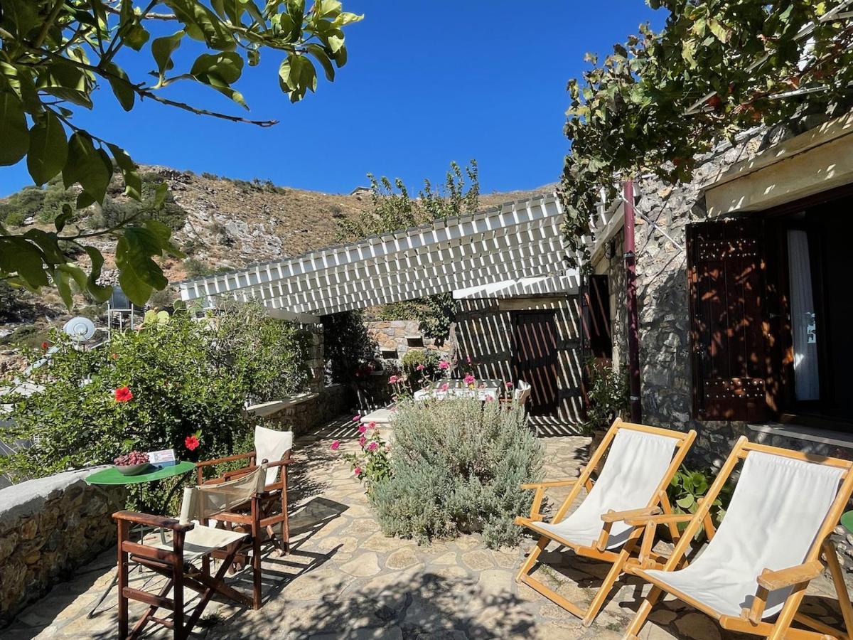 Villa La Familia Maison Traditionnelle Plakias Bagian luar foto